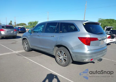 2017 Honda Pilot Ex-L z USA, uszkodzony, nr VIN 5FNYF5H53HB039130